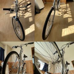 BRIDGESTONE　TRANSIT SPORTS ブリヂストントランジットスポーツG26　ス−パ−シルバ−　タイヤ＆チューブ新品（英式バルブ）の画像