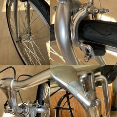 BRIDGESTONE　TRANSIT SPORTS ブリヂストントランジットスポーツG26　ス−パ−シルバ−　タイヤ＆チューブ新品（英式バルブ）の画像