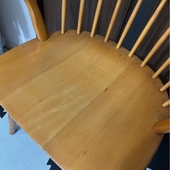 飛騨産業 ウィンザーチェア キツツキマーク ダイニングチェア レトロの画像