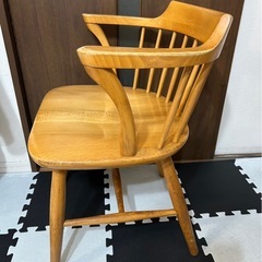 飛騨産業 ウィンザーチェア キツツキマーク ダイニングチェア レトロの画像