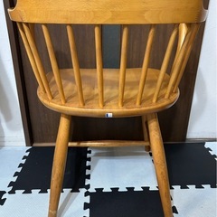 飛騨産業 ウィンザーチェア キツツキマーク ダイニングチェア レトロの画像
