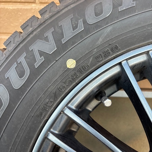 DUNLOP/スタッドレスタイヤ/215/65R16 98Q/4本セット
