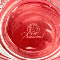 【❗️✨箱・冊子付き✨❗️】Baccarat バカラ ロックグラス ペア クリスタル タンブラー フランス製の画像