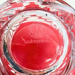 【❗️✨箱・冊子付き✨❗️】Baccarat バカラ ロックグラス ペア クリスタル タンブラー フランス製の画像
