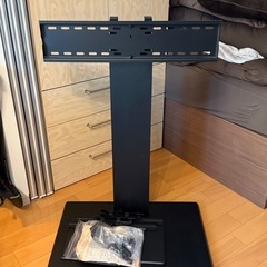 テレビスタンド　ブラック　の画像