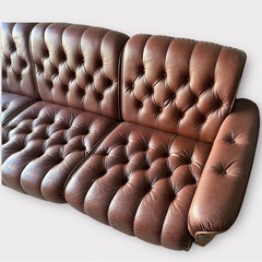 カリモク　ソファー　３人掛け　セパレート　3P ヴィンテージ　アンティークの画像