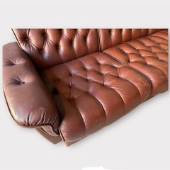 カリモク　ソファー　３人掛け　セパレート　3P ヴィンテージ　アンティークの画像