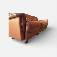 カリモク　ソファー　３人掛け　セパレート　3P ヴィンテージ　アンティークの画像