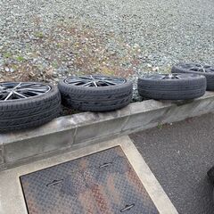 16インチアルミホイール　165/45R16タイヤ付きの画像