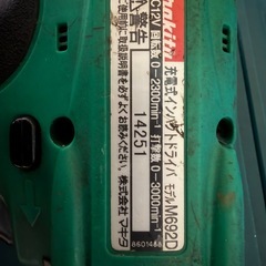 マキタ　インパクトドライバの画像