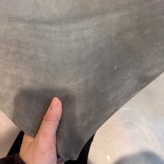 オットマン グレー（スウェード調 伸縮カバー付き）の画像