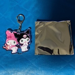 ★非売品　マイメロディー　ぬいぐるみ　キーホルダー　うちわ2個　の画像