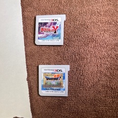 ⑦任天堂３ＤＳポケモンＹ&３ＤＳドラクエ７　ゲームソフトの画像