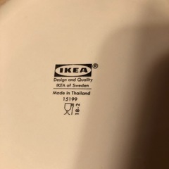 未使用品 IKEA プレート 皿 22cm 2枚の画像