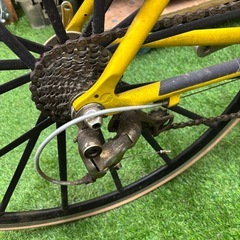 GIANT TCR-1 2000 ロードバイク イエロー 2×9ギア Sサイズの画像