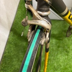 GIANT TCR-1 2000 ロードバイク イエロー 2×9ギア Sサイズの画像