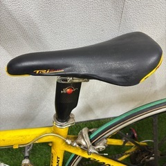 GIANT TCR-1 2000 ロードバイク イエロー 2×9ギア Sサイズの画像