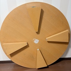 丸テーブル　折り畳み式の画像