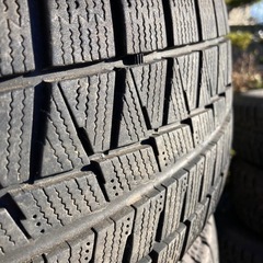 アルファード等に！ブリヂストンスタッドレス205/65R16アルミ付き4本セットの画像