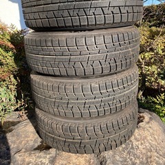 アルファード等に！ブリヂストンスタッドレス205/65R16アルミ付き4本セットの画像