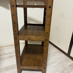 《お取引中》木製ラック　3段の画像