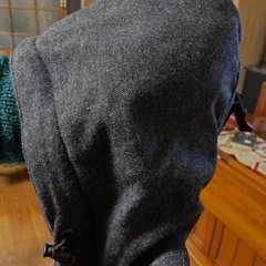 フード付き　半コートの画像