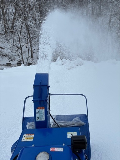 かなり雪飛びます！希少防音型　　美車　YAMAHA  除雪機YS870J キャタピラ交換済み全塗装
