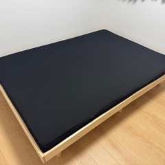 ニトリ 
ダブルベッド ひのきの画像