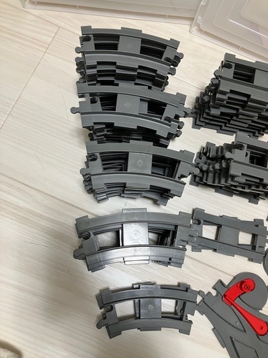 LEGO duplo レールセット　曲線　直線　分岐まとめ売り