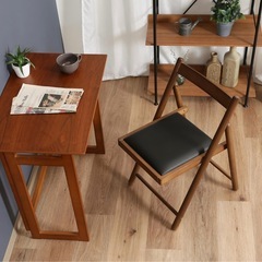 【美品】折り畳みデスクチェアの画像