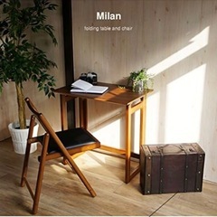 【美品】折り畳みデスクチェアの画像