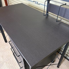 ニトリ　デスク　ワゴン　セット　オフィス　勉強　テーブル　収納　机　セットの画像