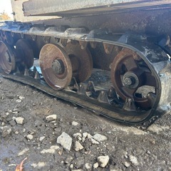 ヤンマー　改造運搬車 5馬力 クローラー キャタピラ 運搬車 運搬 運搬機 ハーベスタ 宮崎 簡易始動動画ありの画像