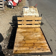 ヤンマー　改造運搬車 5馬力 クローラー キャタピラ 運搬車 運搬 運搬機 ハーベスタ 宮崎 簡易始動動画ありの画像