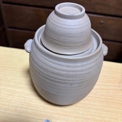 陶器の酒燗器 熱燗 冷酒  酒器　徳利 お猪口セットの画像
