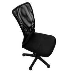 【ジ1227-14】年末セール‼️今だけ大特価❗️オフィスチェア 肘掛けなし 高さ調整機能付きの画像