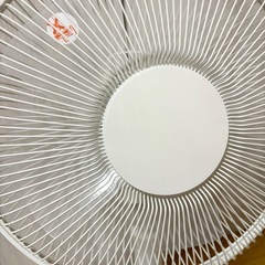 扇風機　ホワイトの画像