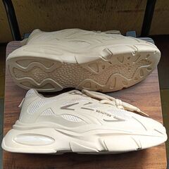 新品 26cm メンズ スニーカー ブラウン 厚底 シューズ 普段着 識別番号:【N617-S】の画像