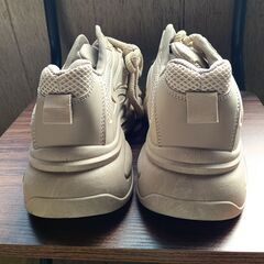 新品 26cm メンズ スニーカー ブラウン 厚底 シューズ 普段着 識別番号:【N617-S】の画像