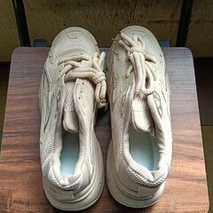 新品 26cm メンズ スニーカー ブラウン 厚底 シューズ 普段着 識別番号:【N617-S】の画像