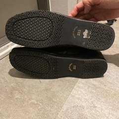 本革のレザーシューズ23.5.の画像