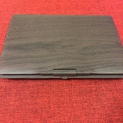 ポータブルDVDプレーヤー ウッド調 ほぼ新品未使用12インチ の画像