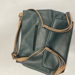 本革の2wayリュック、ショルダーバッグの画像