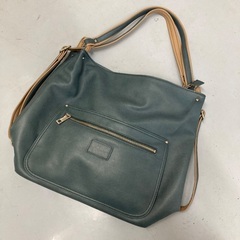 本革の2wayリュック、ショルダーバッグの画像