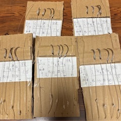 結束強度16kg！！冬の人気商品！！ 釣り　落とし込み仕掛け　4本針（剛華2本）✖️５セットの画像