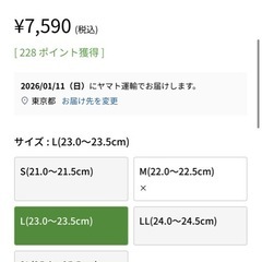 【新品】あゆみ　靴 施設用　L ウィングストレッチ　紫の画像