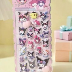 サンリオ マイメロ クロミ おしりシール4枚セット　の画像