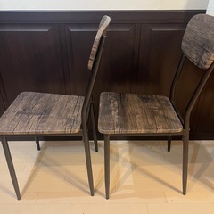 アンティーク椅子２脚セット
の画像