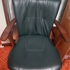 和モダン 高齢者 座りやすい肘付き回転チェア　の画像