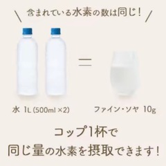 【健康志向の方へ】ファイン・ソヤ 大豆プロテインパウダーの画像